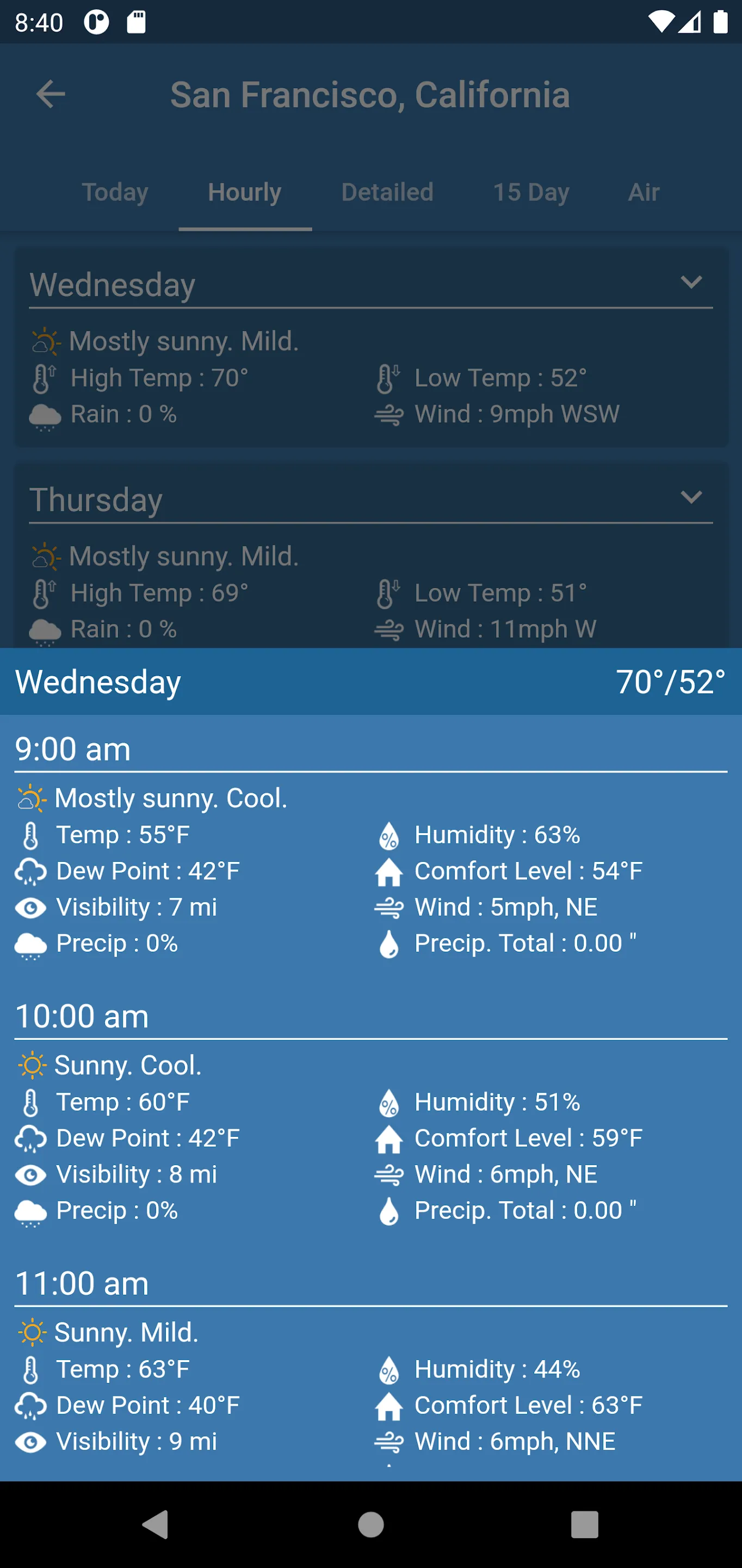 MyForecast by CustomWeather | Indus Appstore | Screenshot