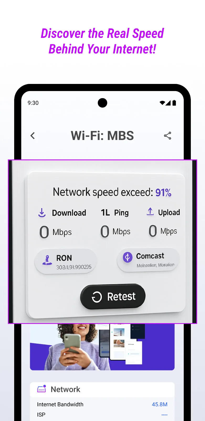 SpeedX: Internet Speed Tester | Indus Appstore | Screenshot