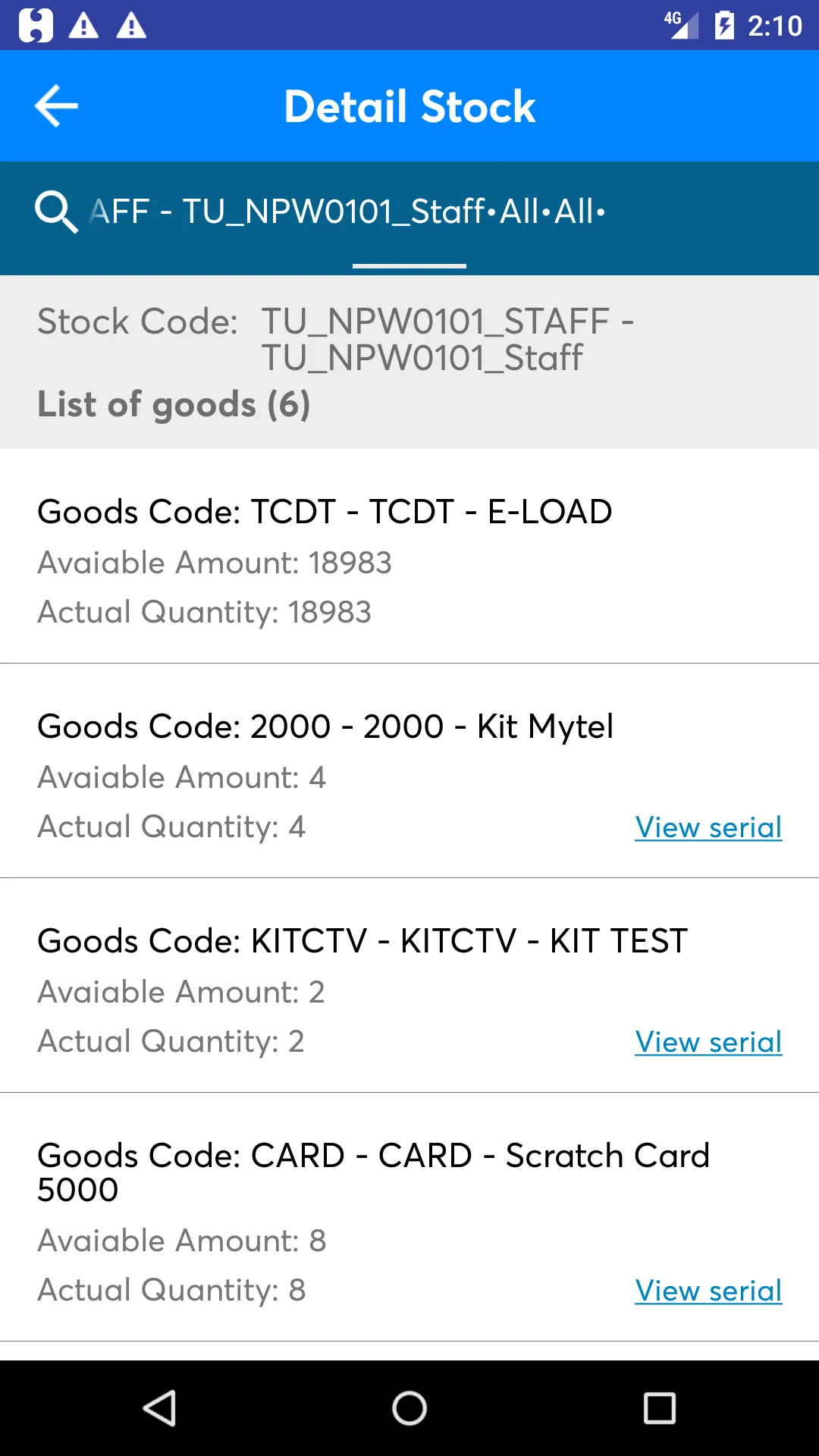 Mytel mBCCS | Indus Appstore | Screenshot