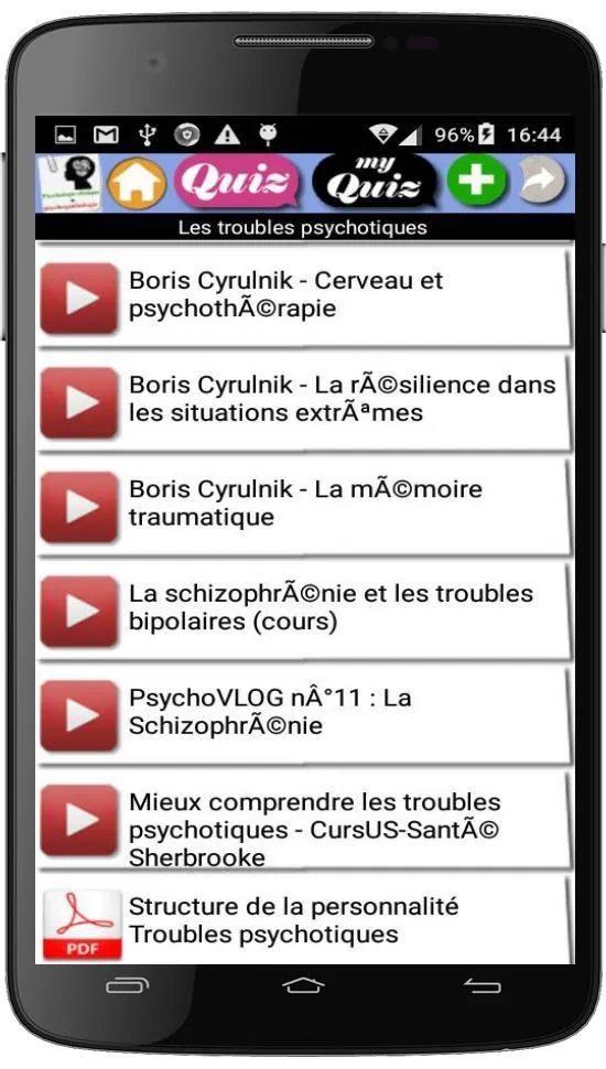 Psychologie clinique | Indus Appstore | Screenshot