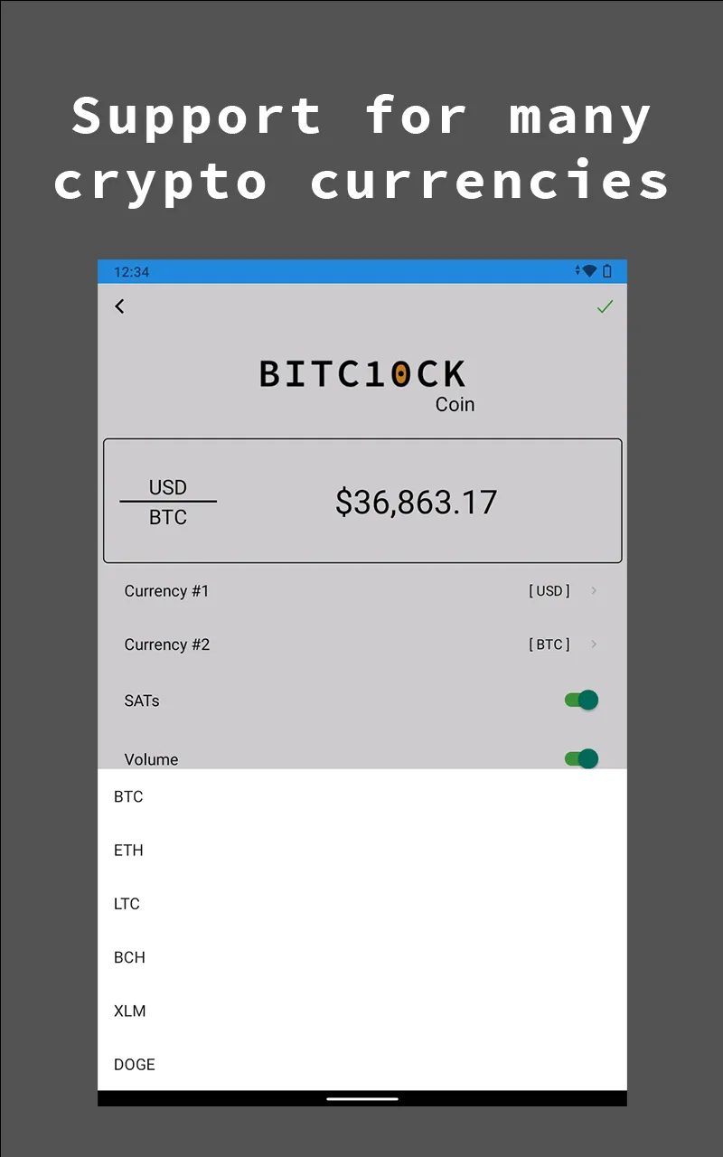 Bitcoin BlockClock App | Indus Appstore | Screenshot