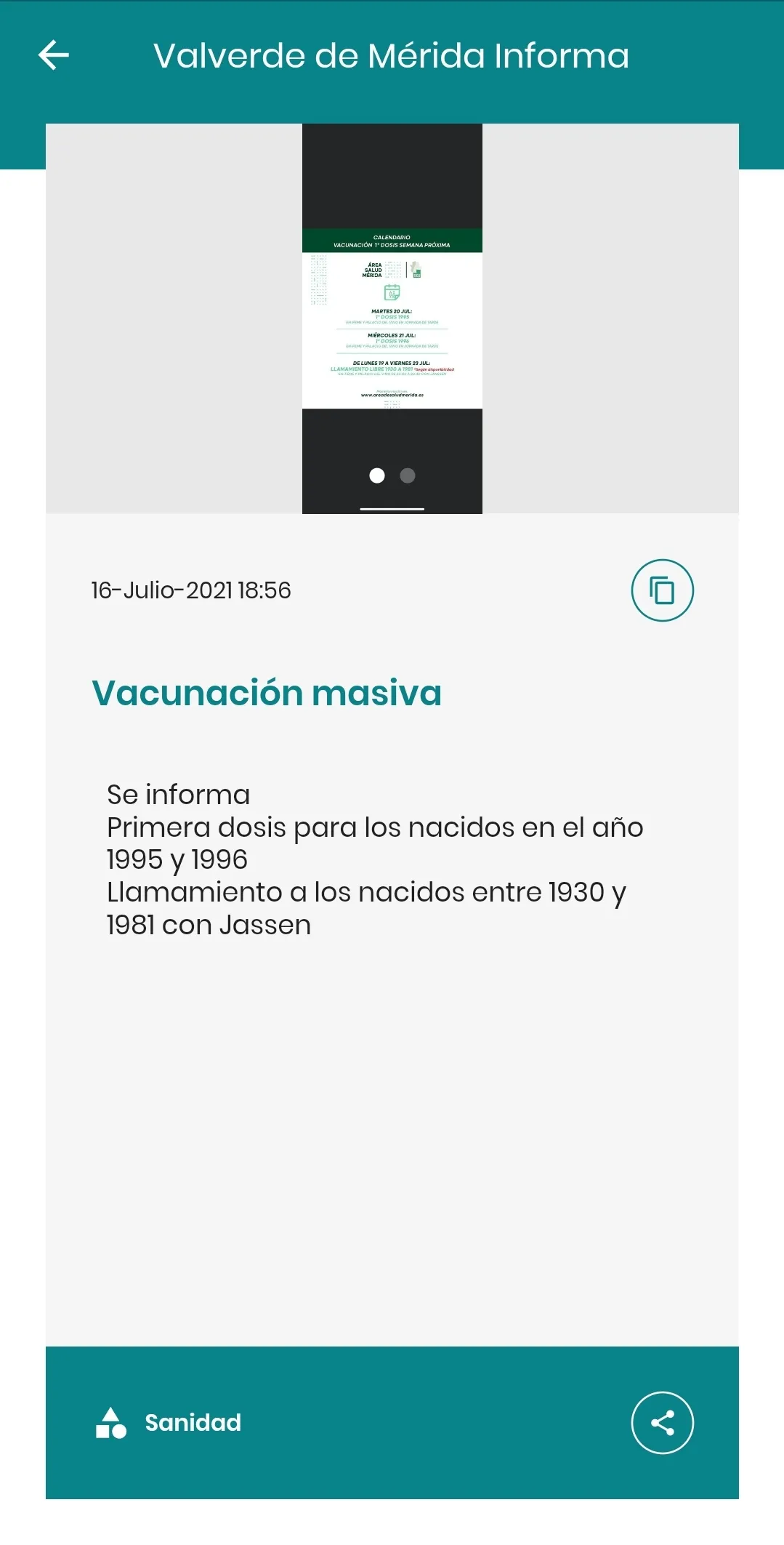 Valverde de Mérida Informa | Indus Appstore | Screenshot