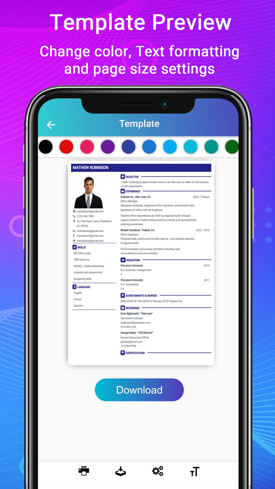 Resume Builder App, CV maker | Indus Appstore | Screenshot