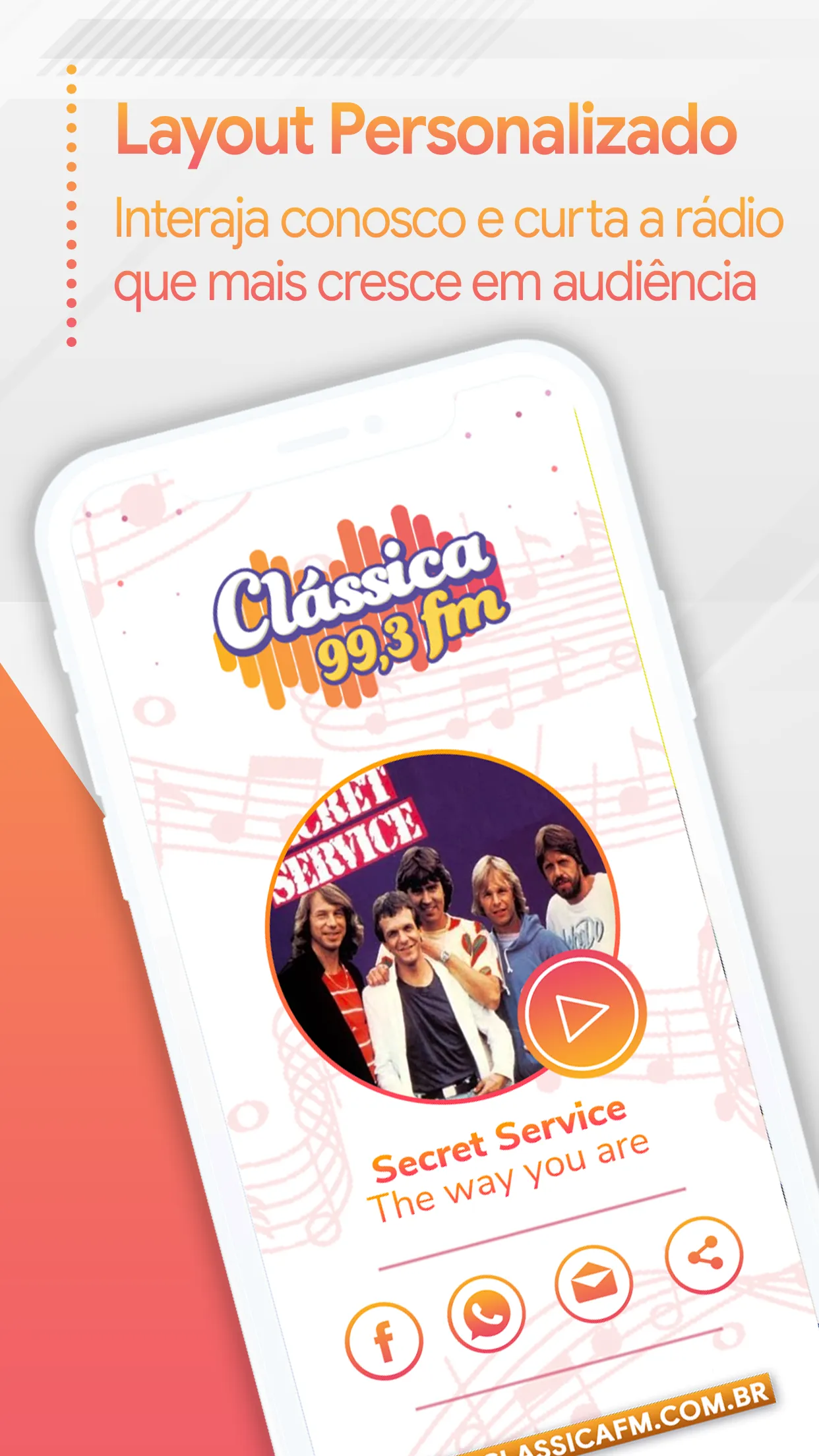 Clássica FM – Foz do Iguaçu | Indus Appstore | Screenshot