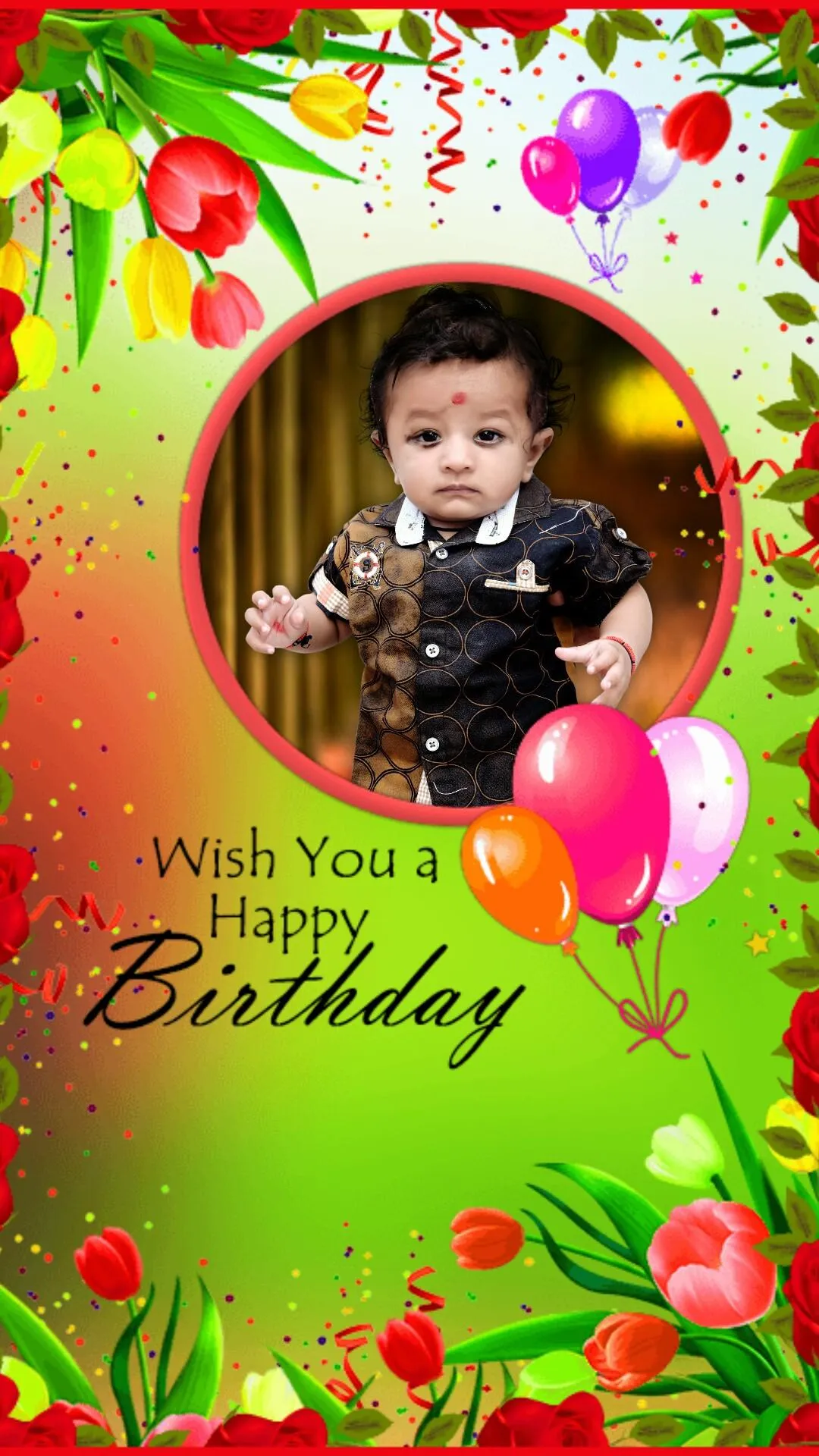 Birthday Photo Frame | Indus Appstore | Screenshot