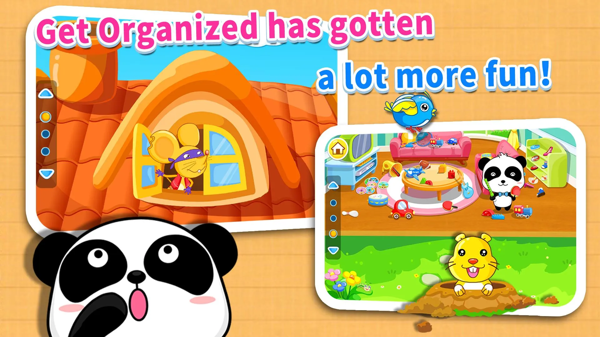 Baby Panda Gets Organized | Indus Appstore | Screenshot