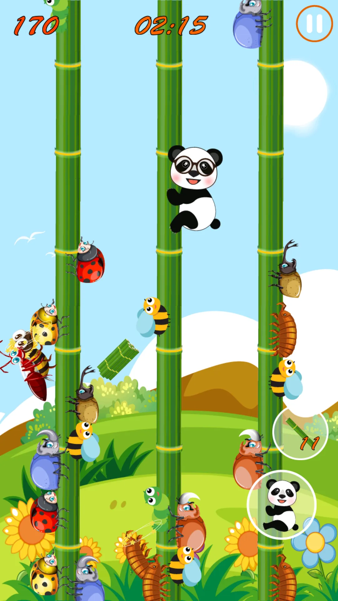 Panda Attack: Slide & Throw | Indus Appstore | Screenshot