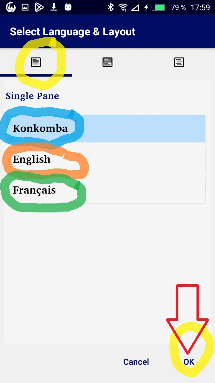 Konkomba English et français | Indus Appstore | Screenshot