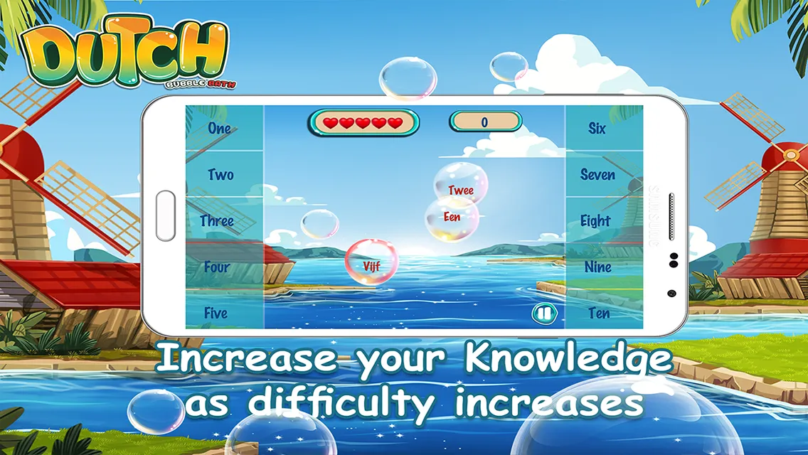 Learn Dutch Bubble Bath Game | Indus Appstore | Screenshot