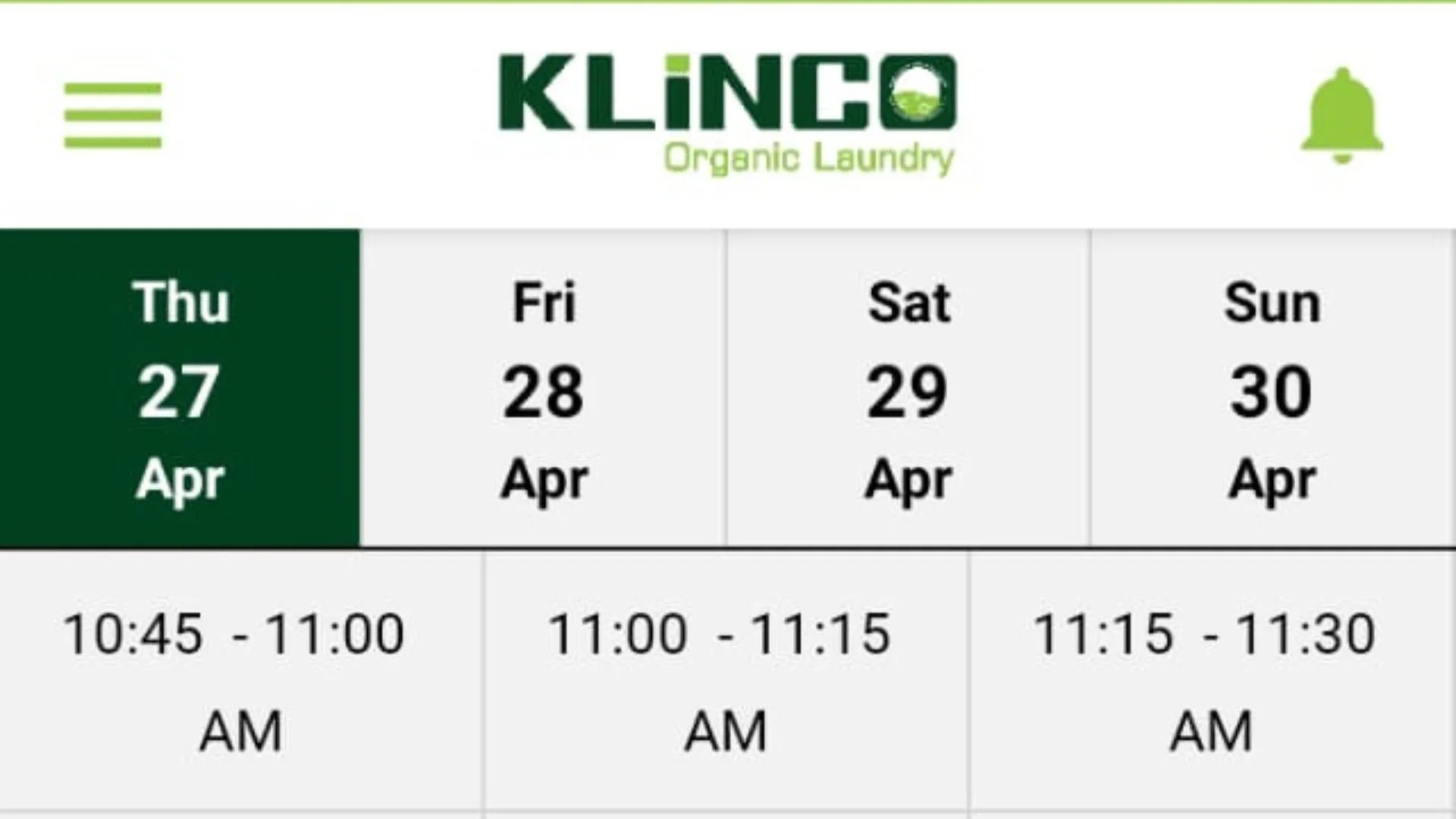 Klinco Organic Laundry | Indus Appstore | Screenshot