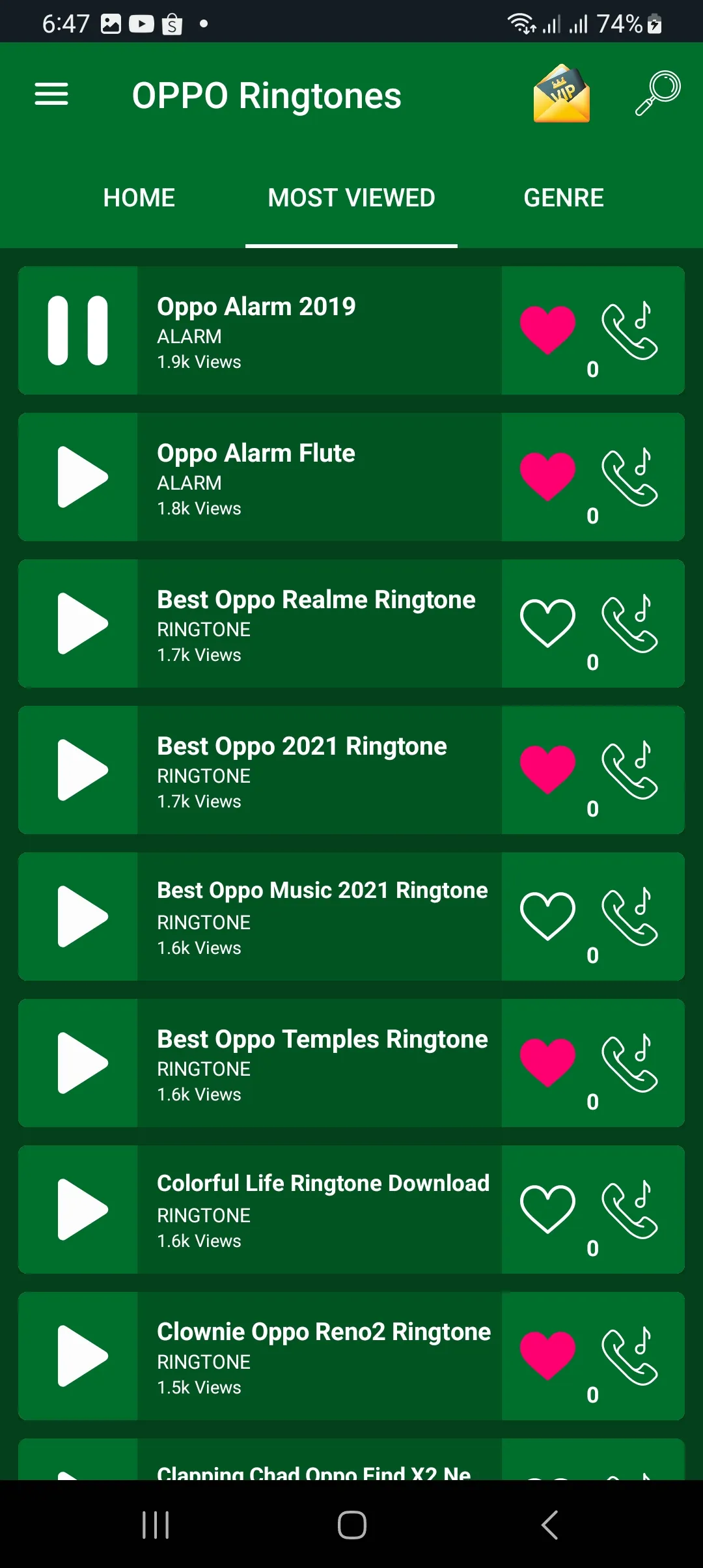 All OPPO Mobile Ringtones | Indus Appstore | Screenshot