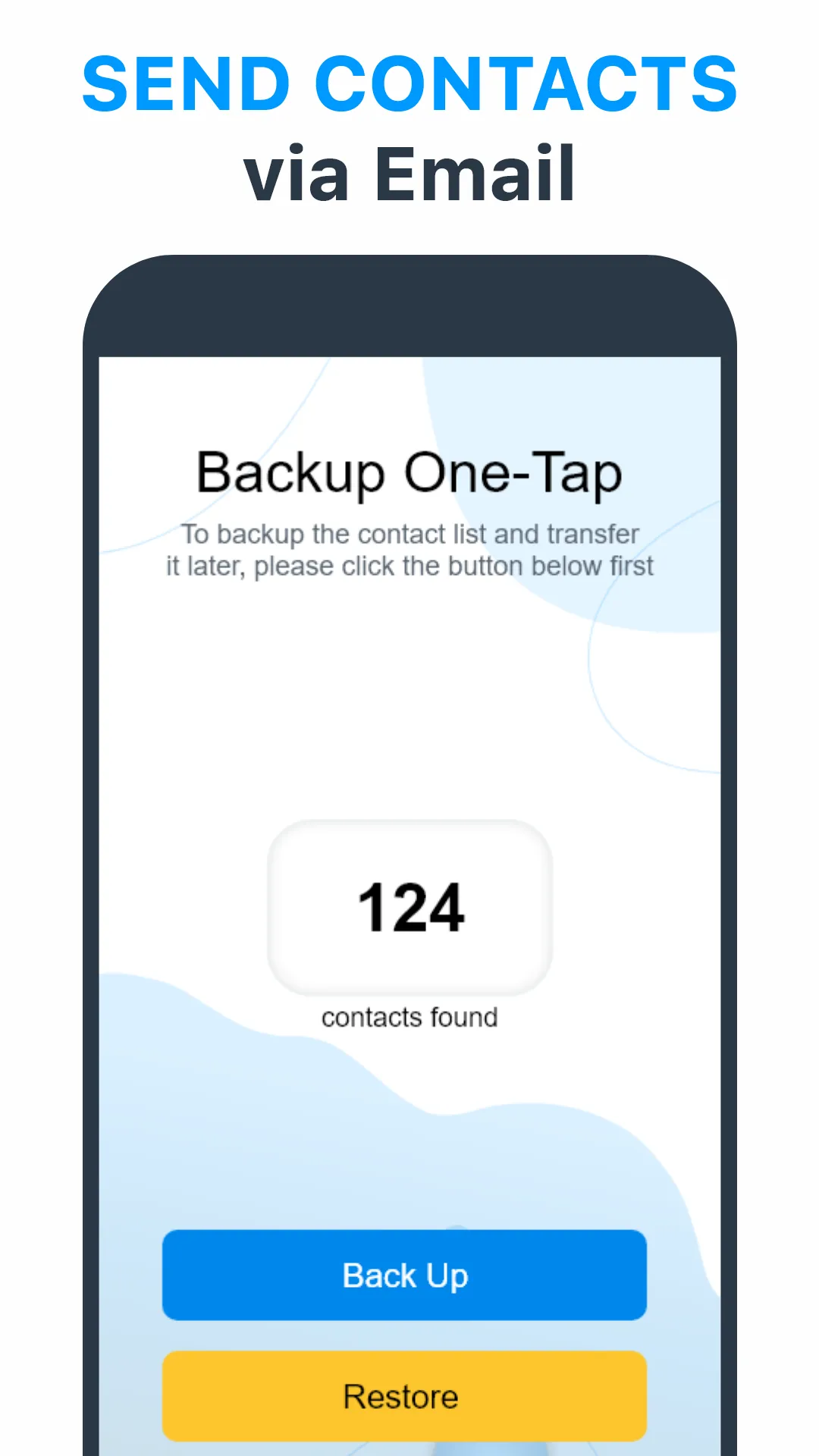 Restore My Contacts: Backup | Indus Appstore | Screenshot