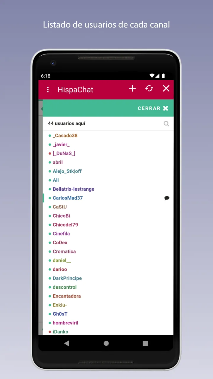 HispaChat - Chat en español | Indus Appstore | Screenshot