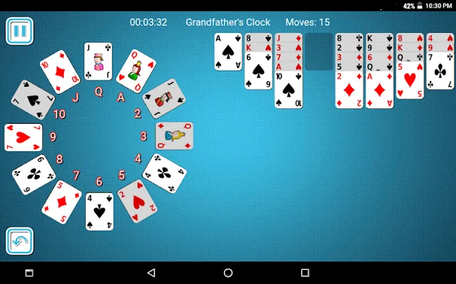 Grandfather's Clock Solitaire | Indus Appstore | Screenshot