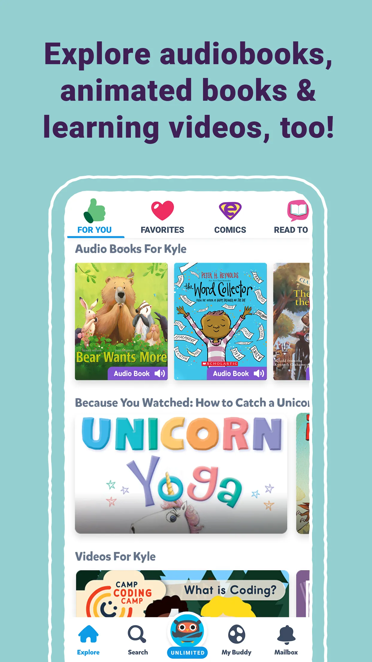 Epic: Kids' Books & Reading | Indus Appstore | Screenshot