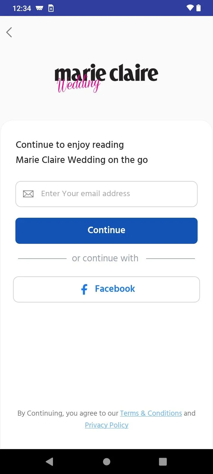 Marie Claire Wedding | Indus Appstore | Screenshot