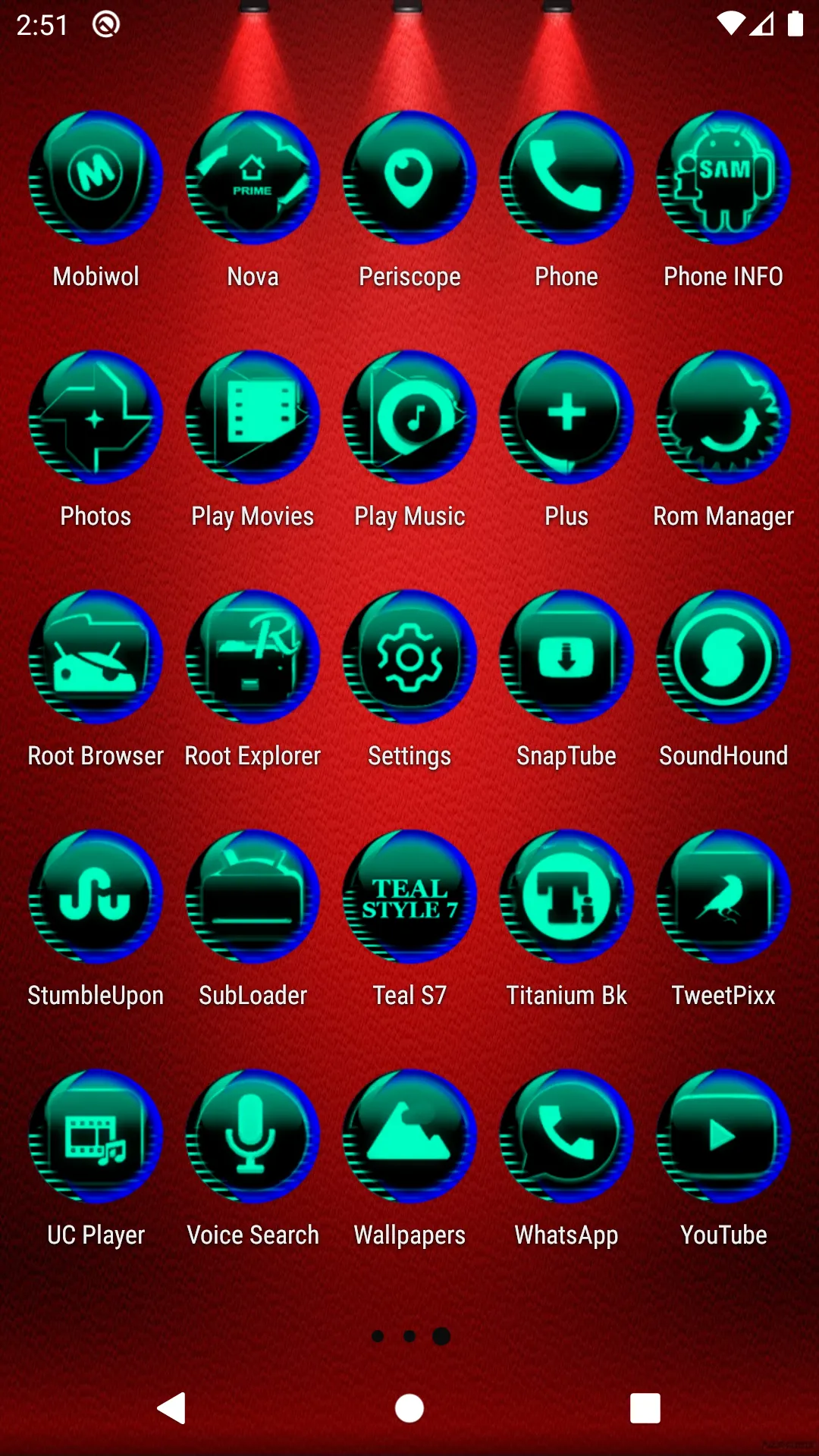 Teal Icon Pack Style 7 | Indus Appstore | Screenshot