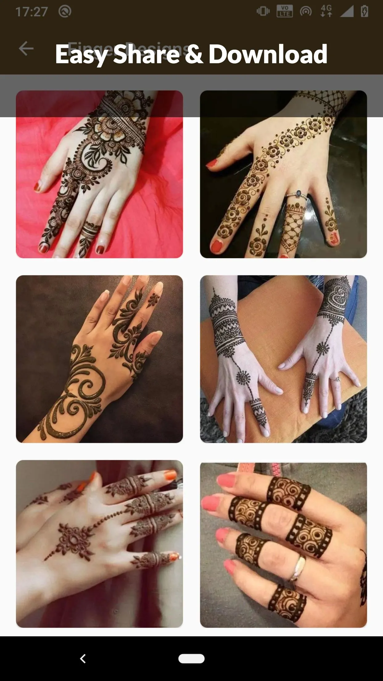 Mehndi Designs 2024 (offline) | Indus Appstore | Screenshot