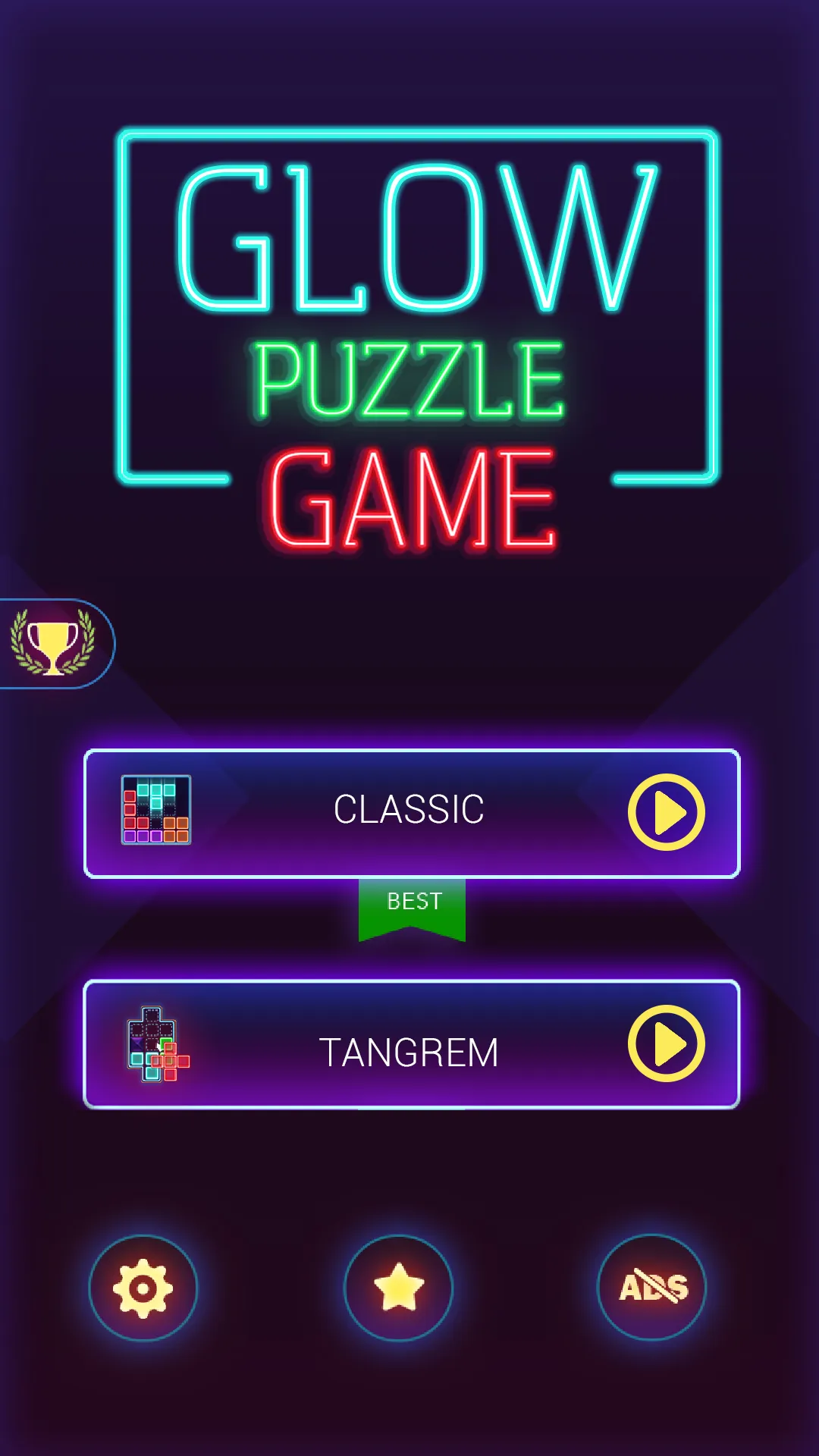 Glow Block Puzzle | Indus Appstore | Screenshot