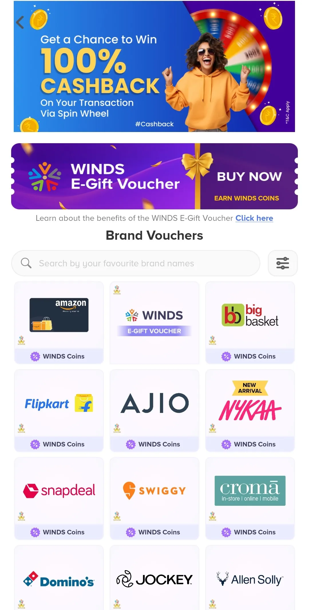 WINDS App:Shop, Pay & Recharge | Indus Appstore | Screenshot