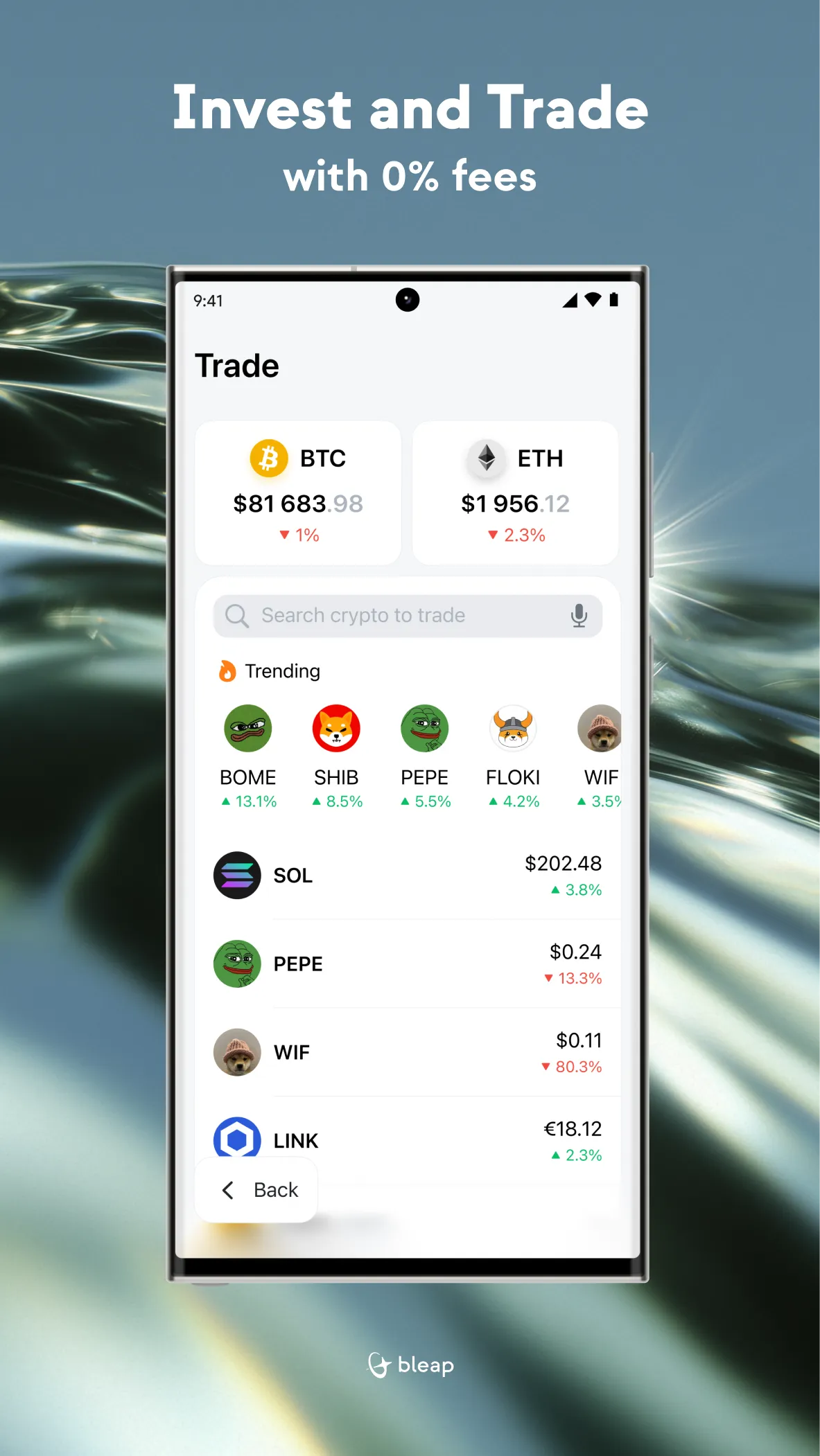 Bleap: Finance & Crypto Card - Apps on Indus Appstore