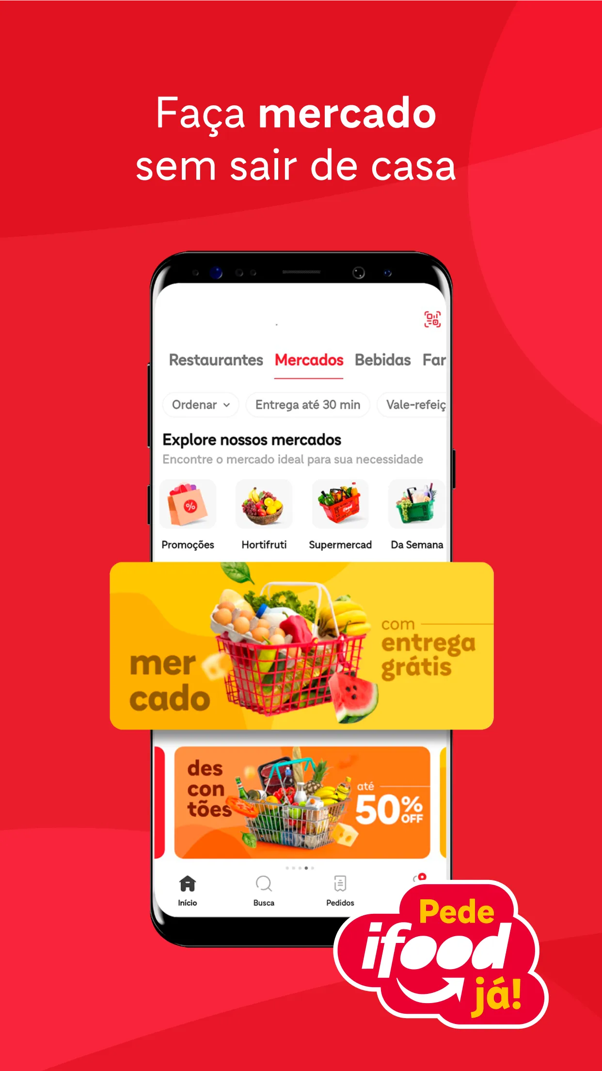 iFood comida e mercado em casa | Indus Appstore | Screenshot