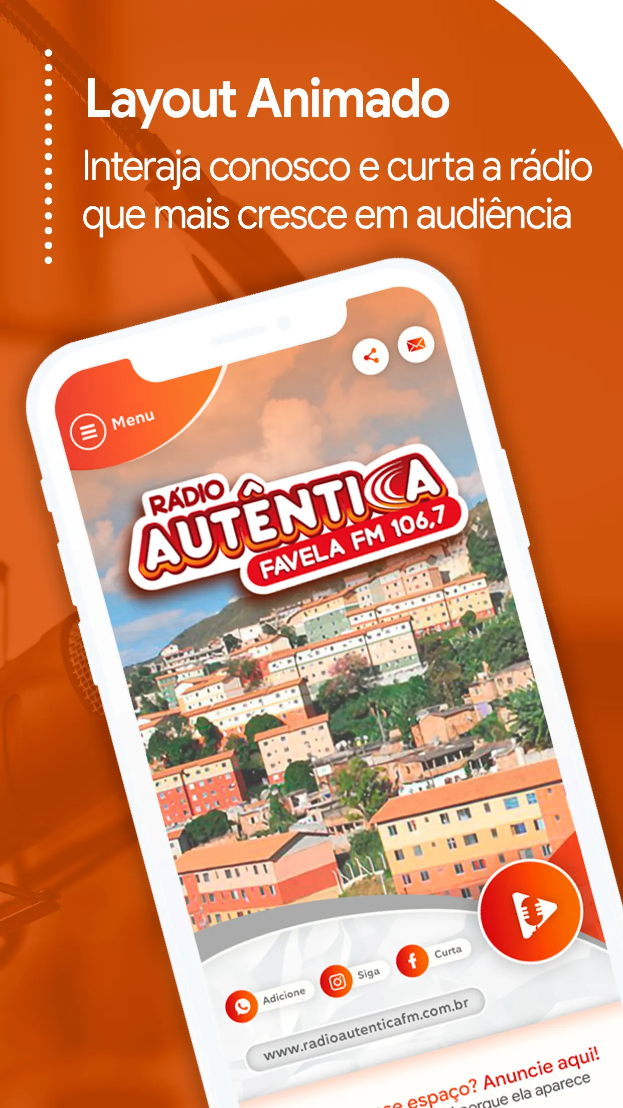 Rádio Favela Autêntica FM | Indus Appstore | Screenshot