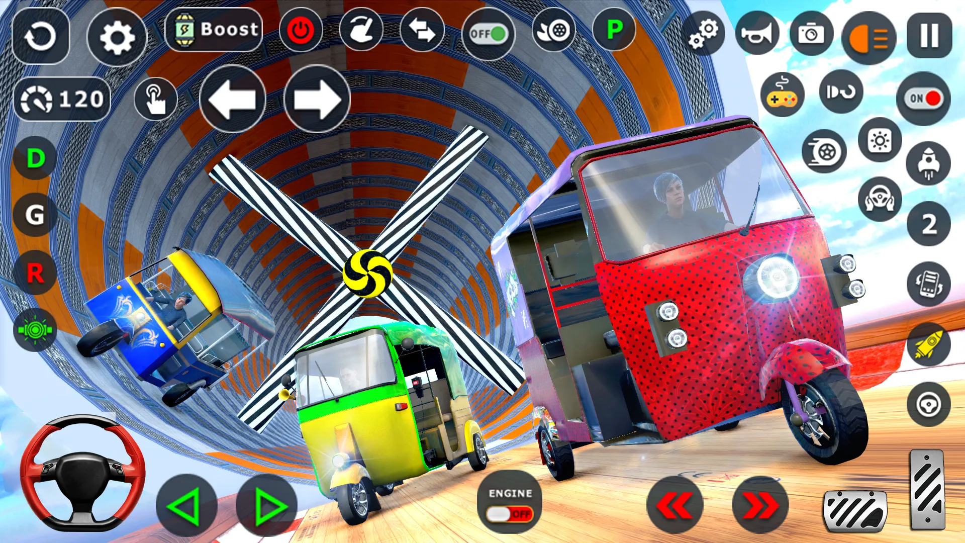 Tuk Tuk Taxi Driving Games 3D | Indus Appstore | Screenshot