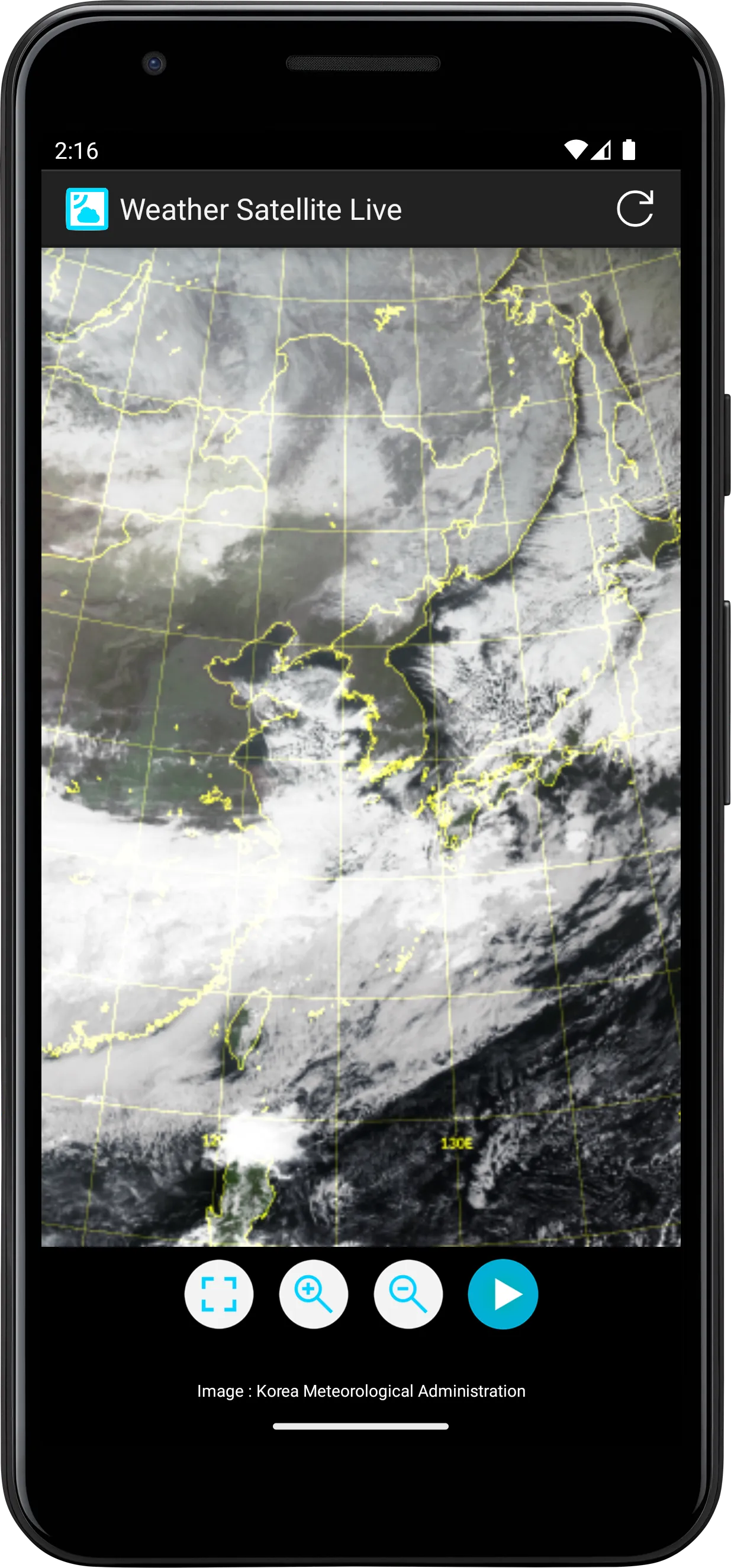 Weather Satellite Korea | Indus Appstore | Screenshot