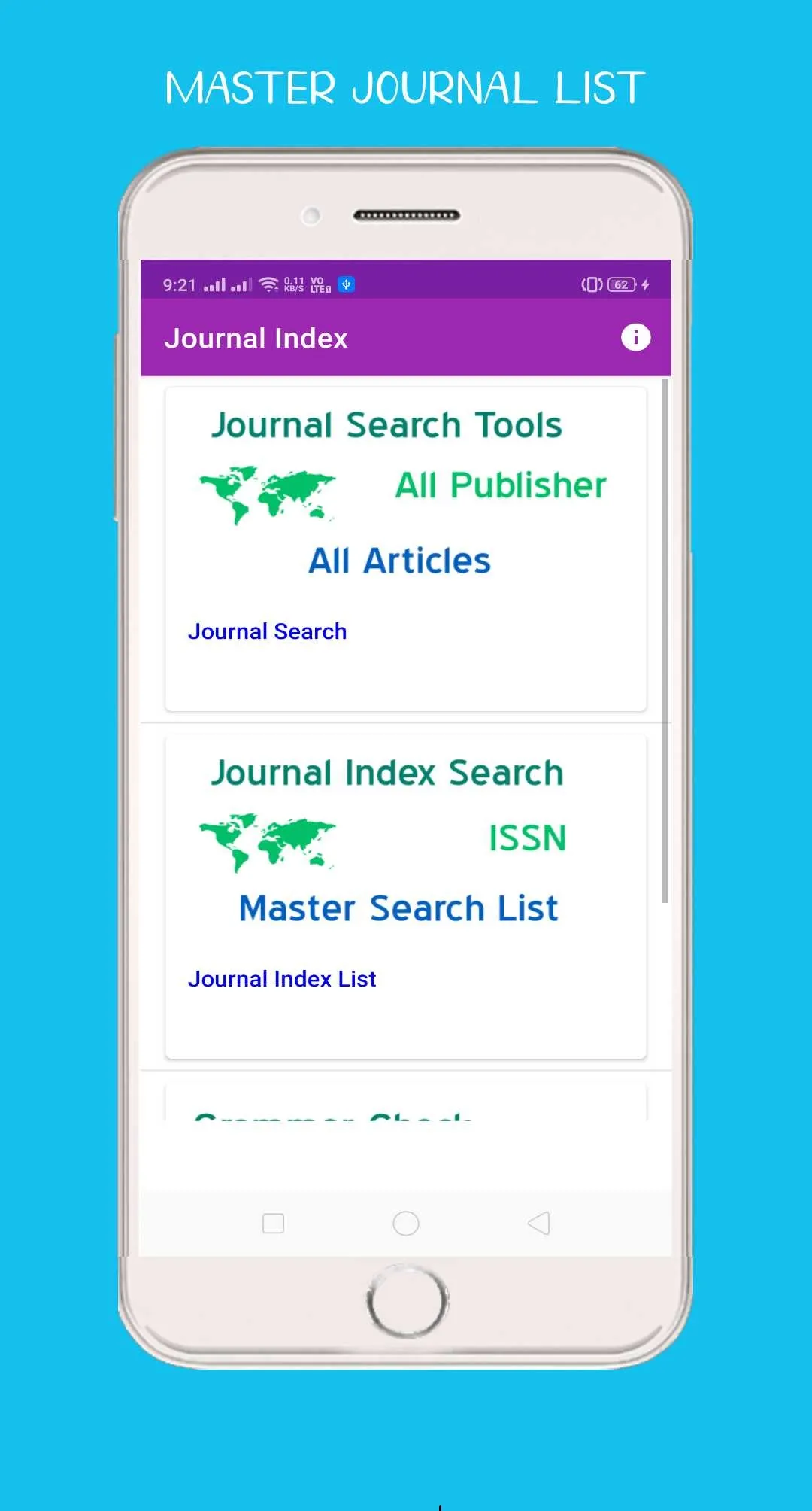 Journal Index - Research Paper | Indus Appstore | Screenshot