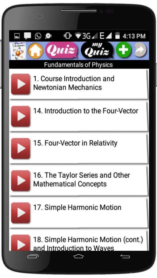 Physics Courses | Indus Appstore | Screenshot