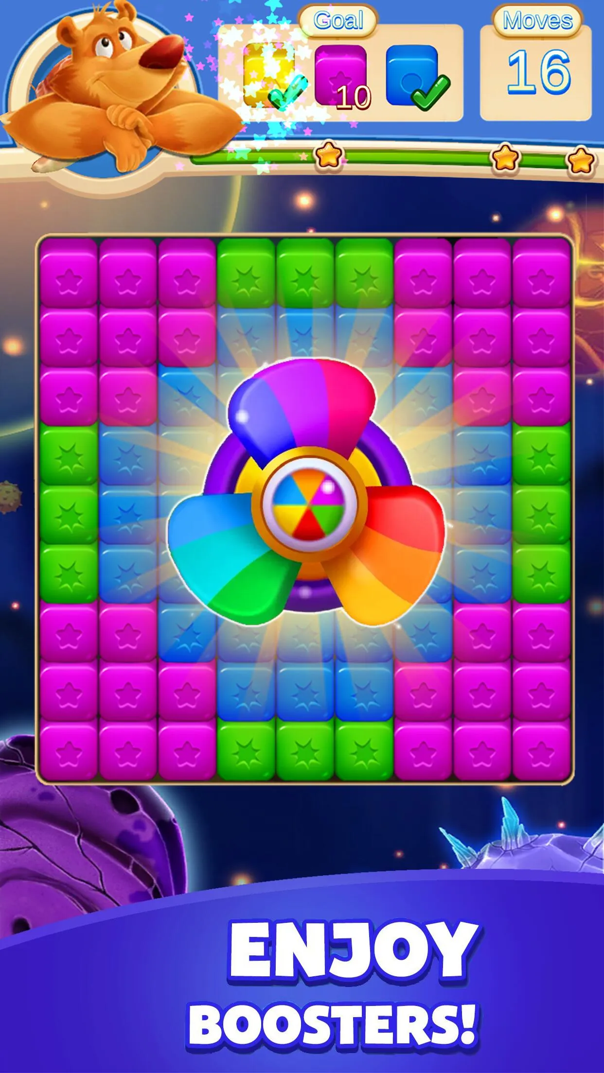 Toy Cubes Blast:Match 3 Puzzle | Indus Appstore | Screenshot