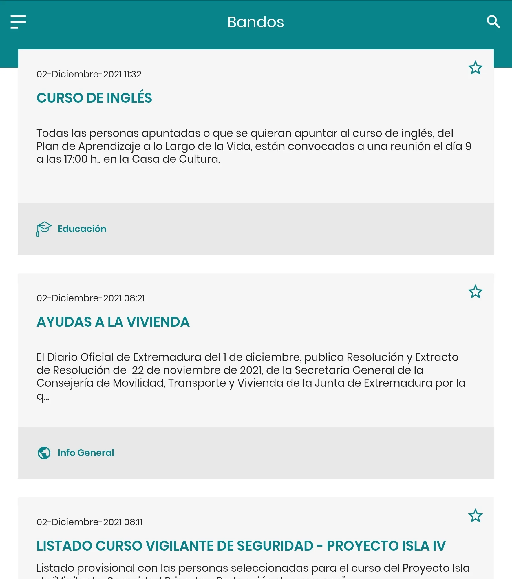 Talaván Informa | Indus Appstore | Screenshot