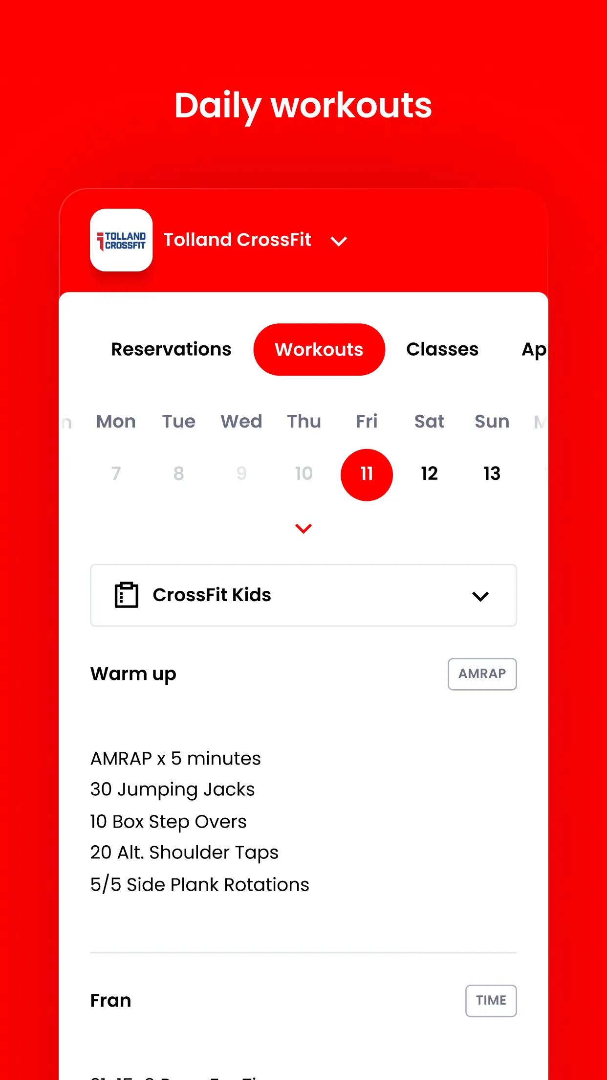 Tolland CrossFit | Indus Appstore | Screenshot