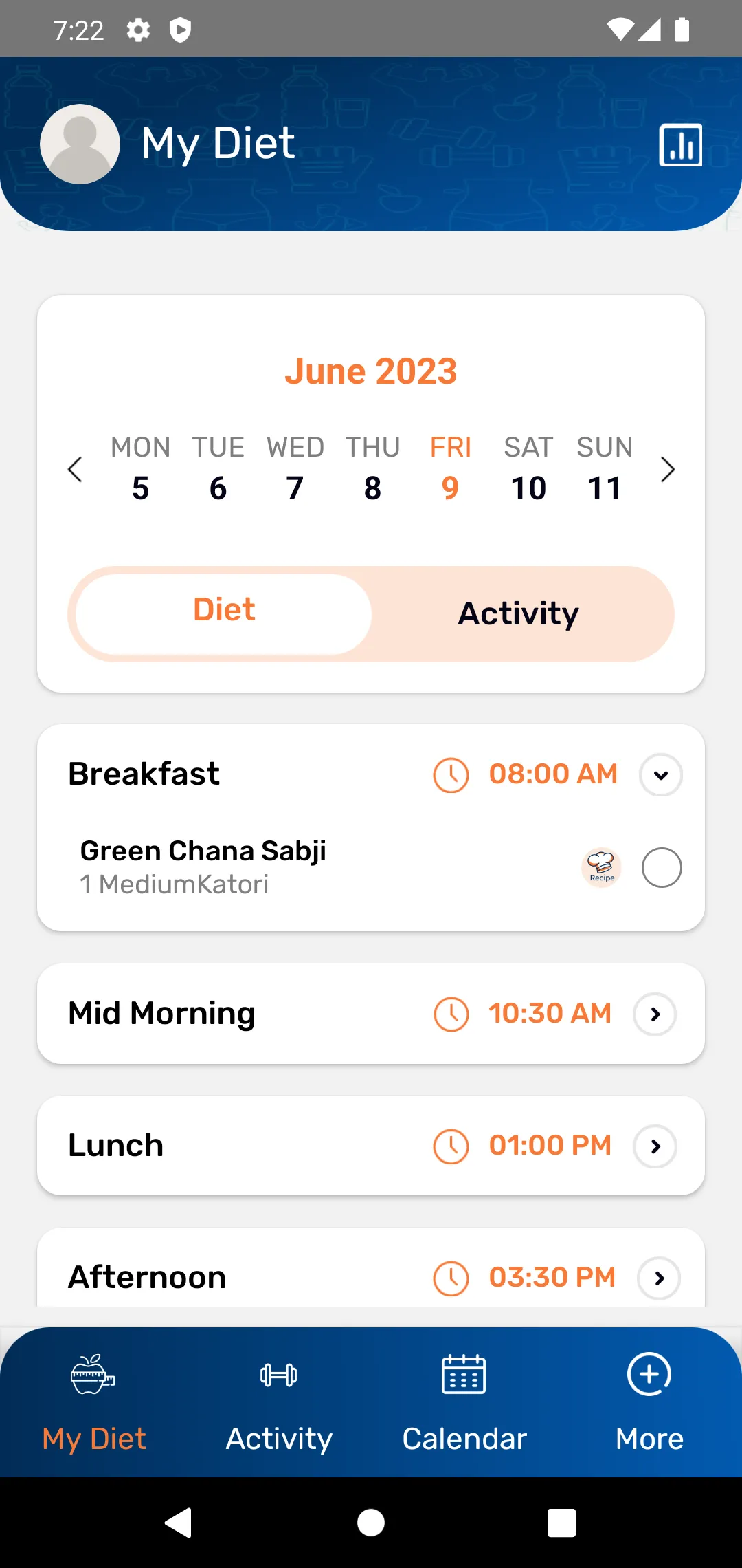 DietBMR | Indus Appstore | Screenshot