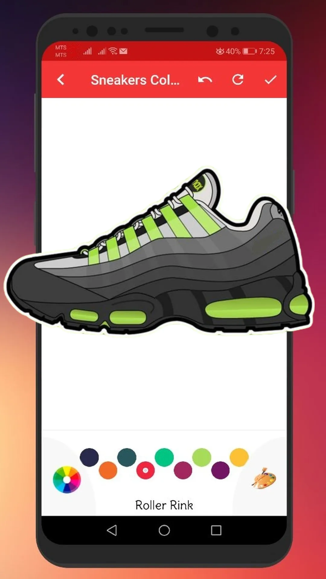 Sneakers Coloring Book. Fun | Indus Appstore | Screenshot