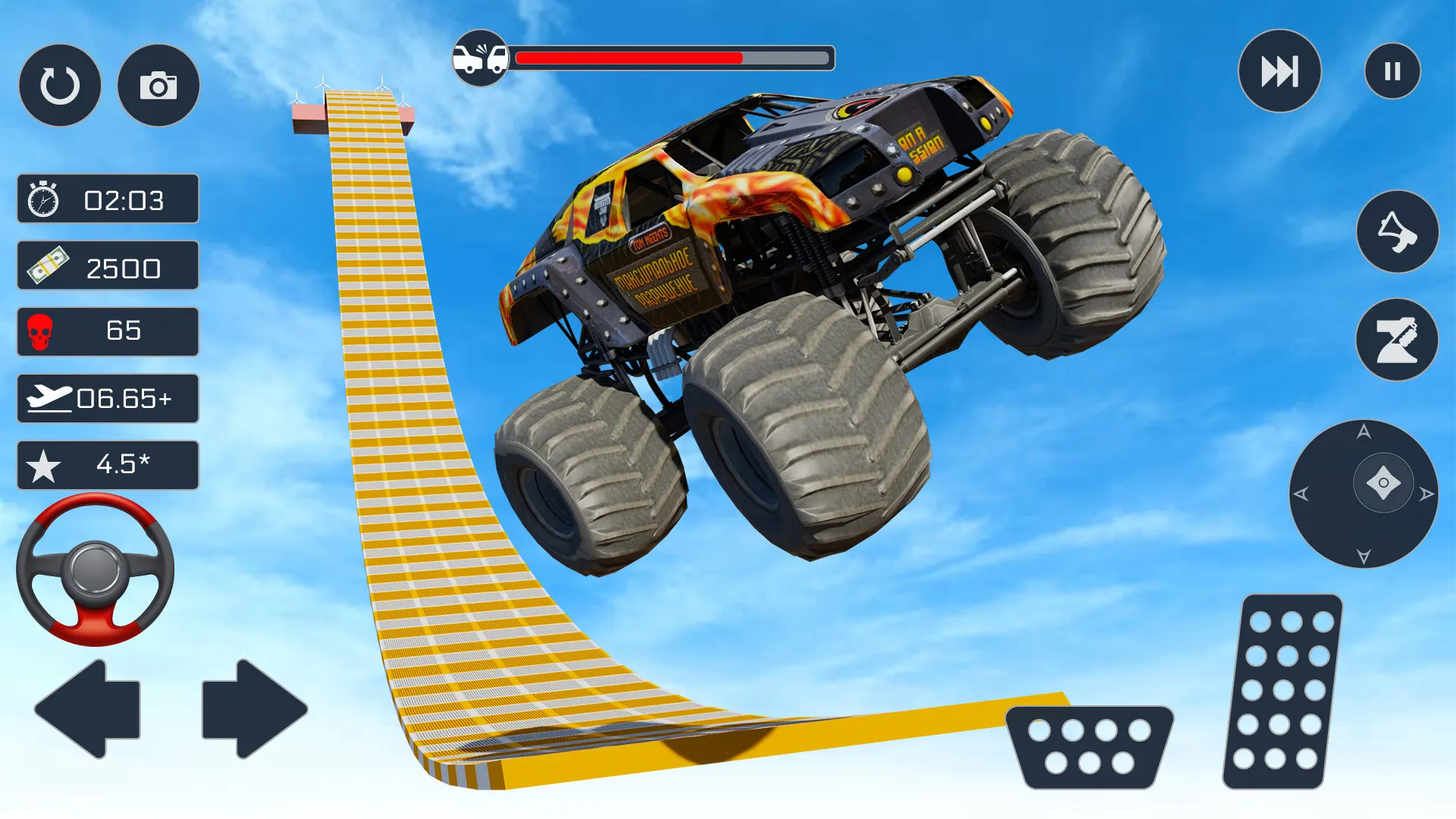 Monster Truck: Stunt Mega Ramp | Indus Appstore | Screenshot