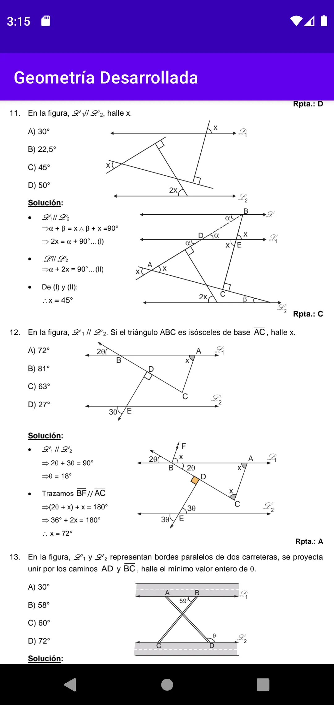 Geometría Desarrollada | Indus Appstore | Screenshot