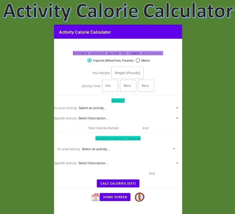 Fitness Calculator Plus | Indus Appstore | Screenshot
