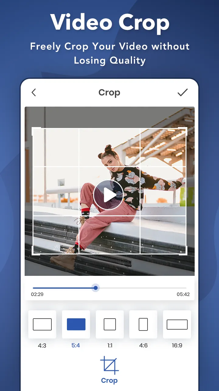 Video Crop : Trim & Cut Video | Indus Appstore | Screenshot