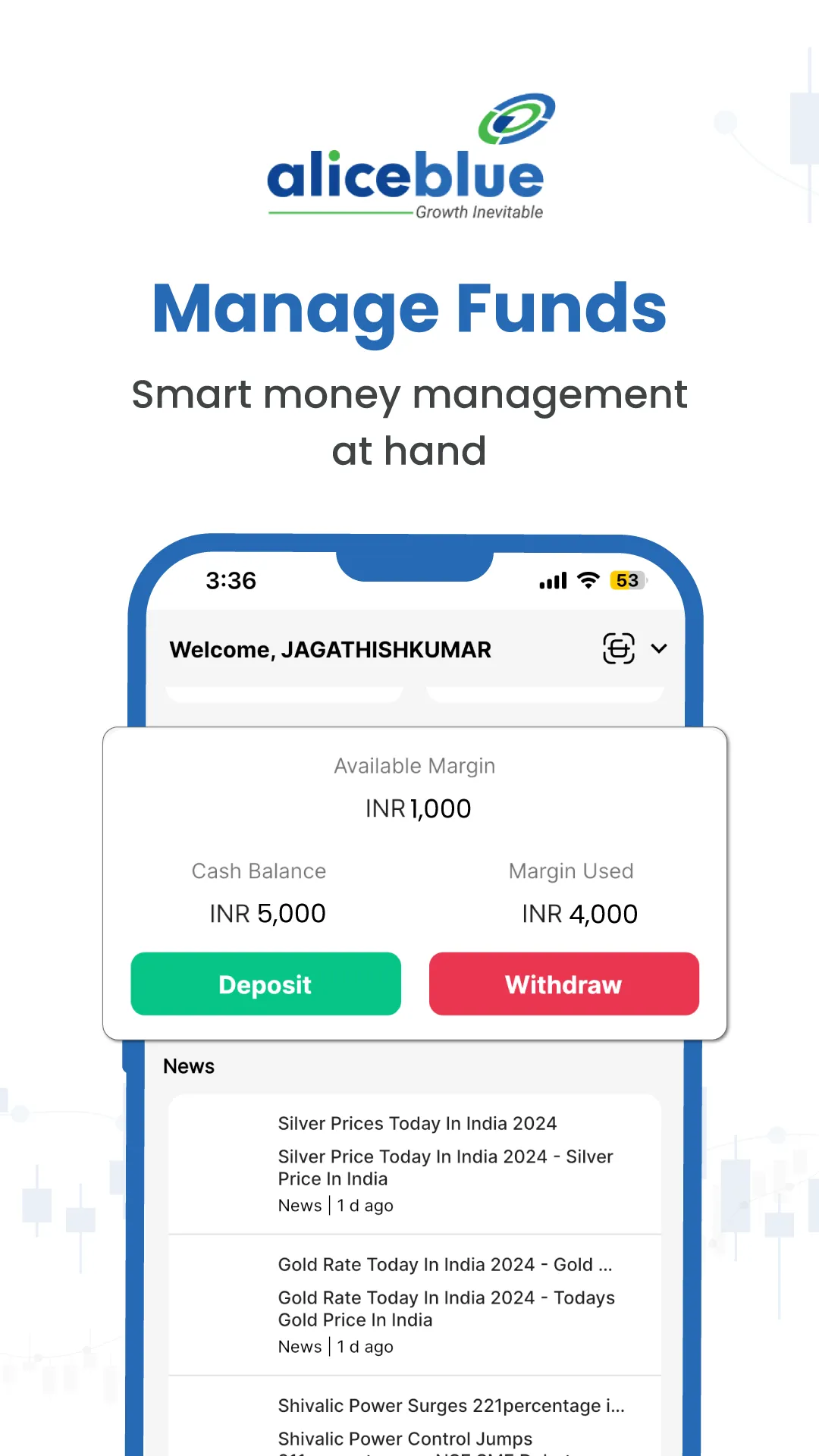 Alice Blue Trade App: ANT MOBI | Indus Appstore | Screenshot