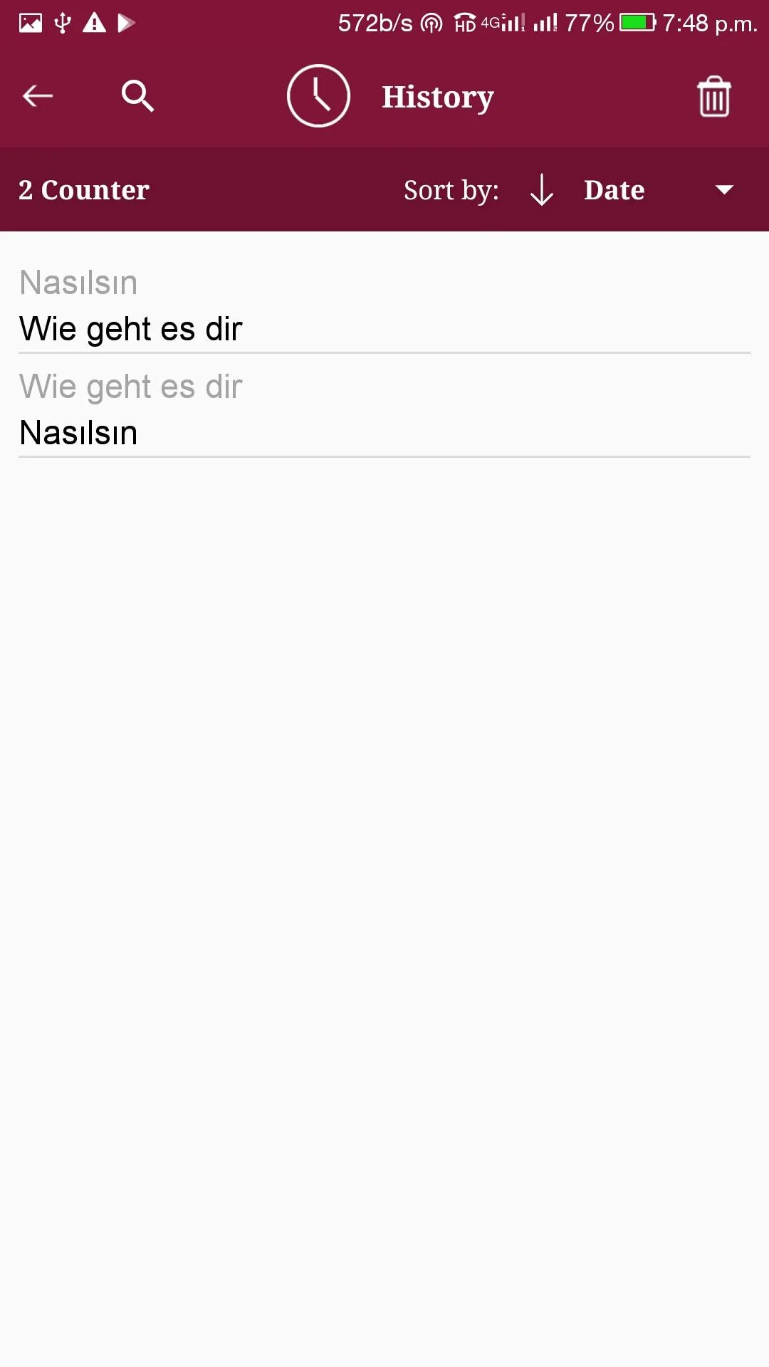 German - Turkish Translator | Indus Appstore | Screenshot