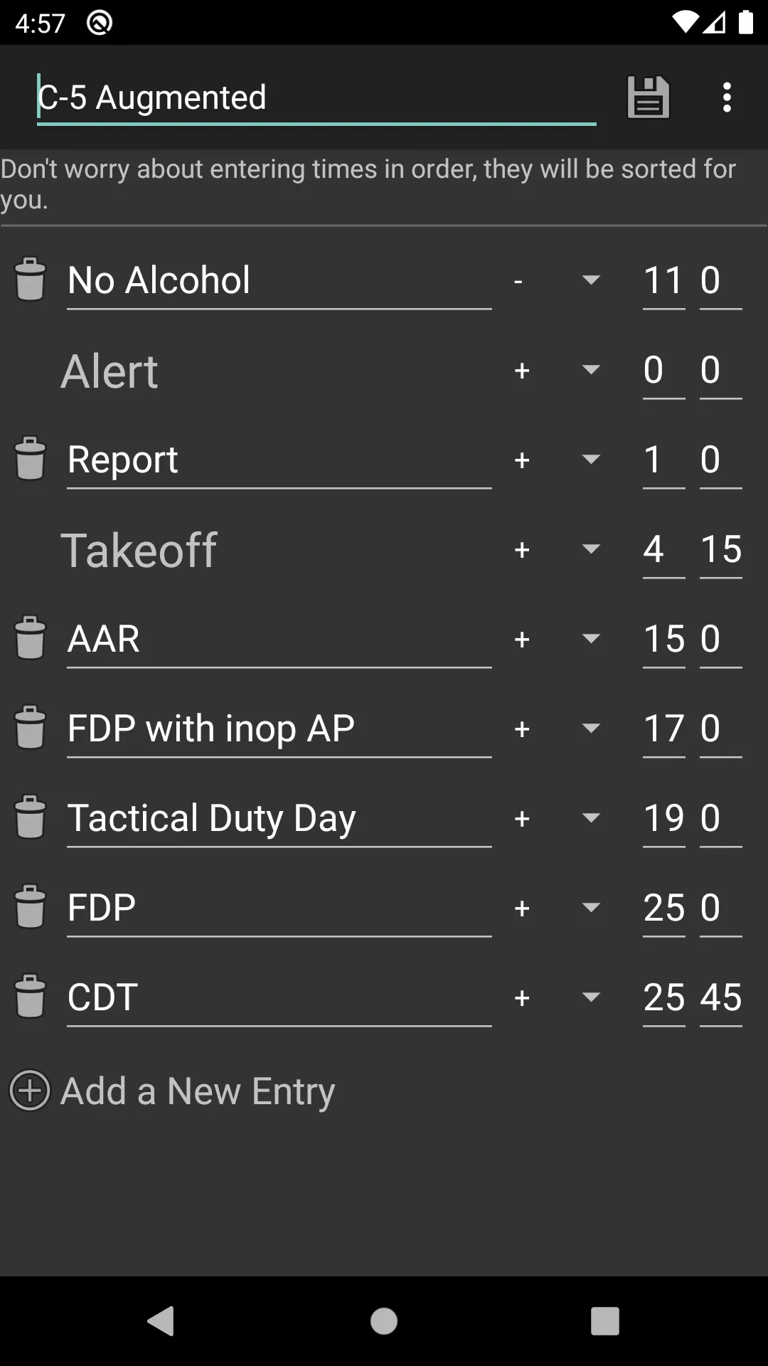 Duty Day Calculator | Indus Appstore | Screenshot