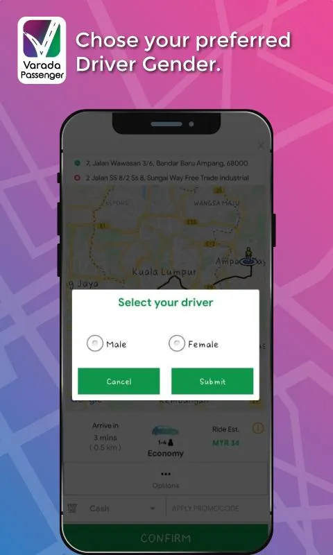 Varada - Passenger (TAXI) | Indus Appstore | Screenshot