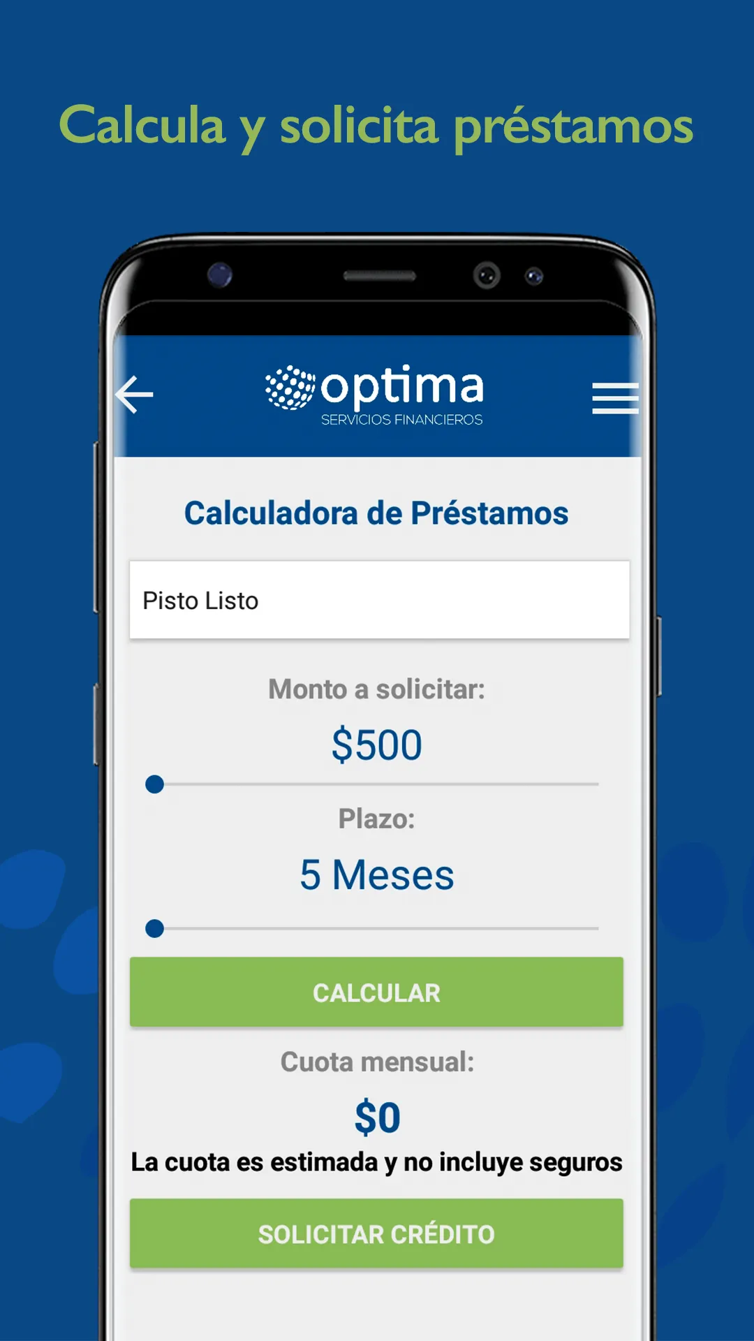 Optima Móvil | Indus Appstore | Screenshot