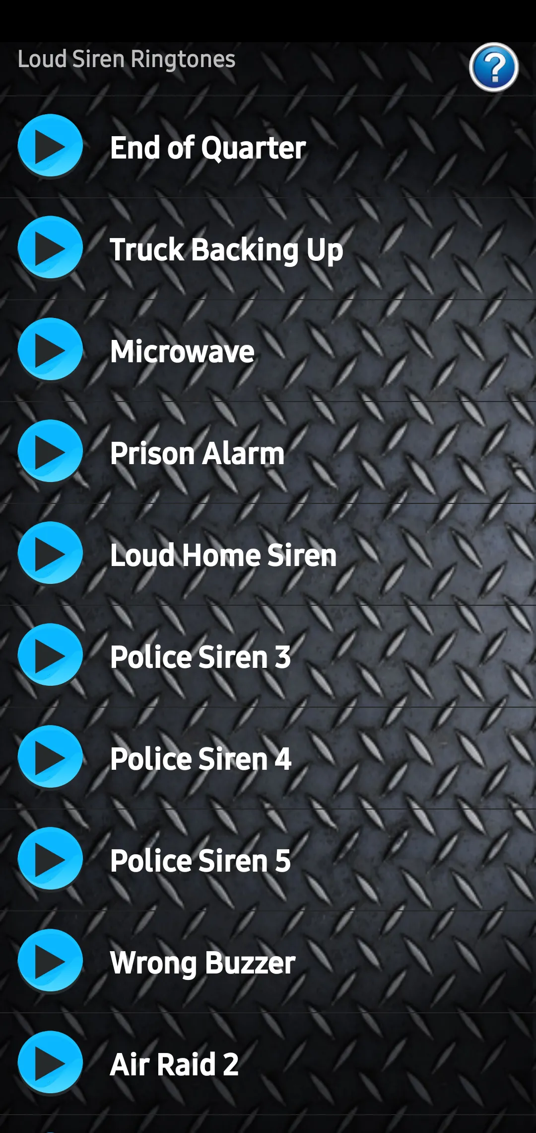 Loud Siren Ringtones | Indus Appstore | Screenshot