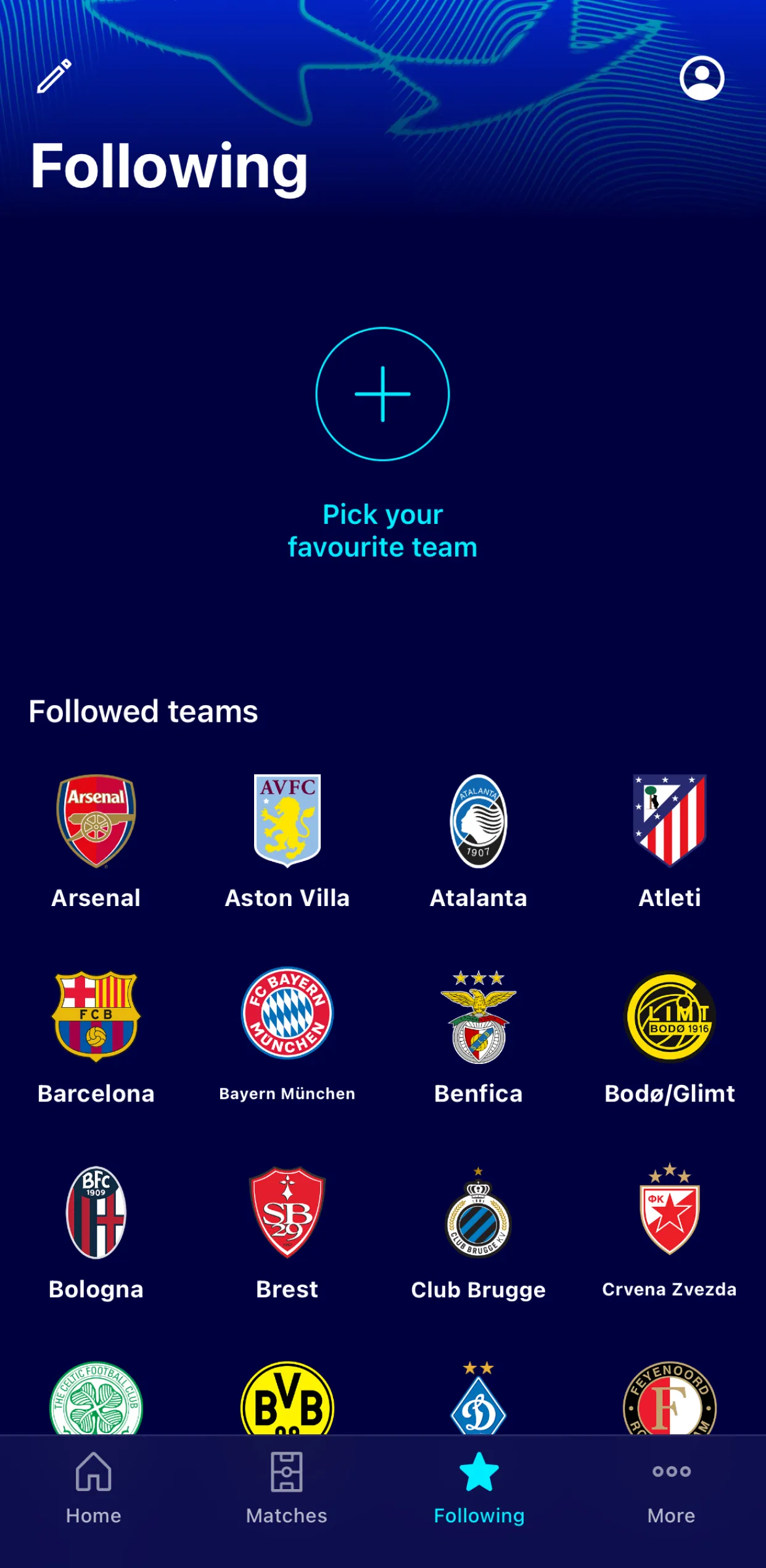 Champions League Official | Indus Appstore | Screenshot