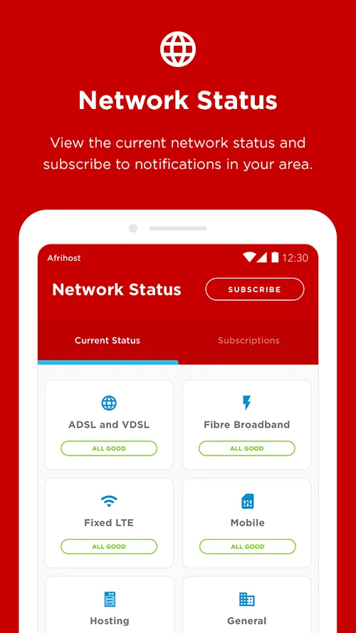 Afrihost | Indus Appstore | Screenshot