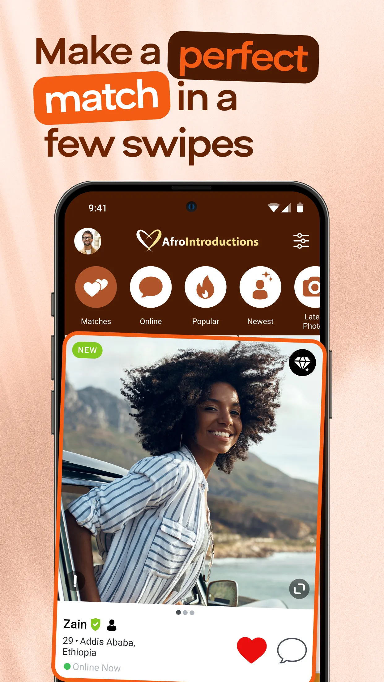 AfroIntroductions: Afro Dating | Indus Appstore | Screenshot