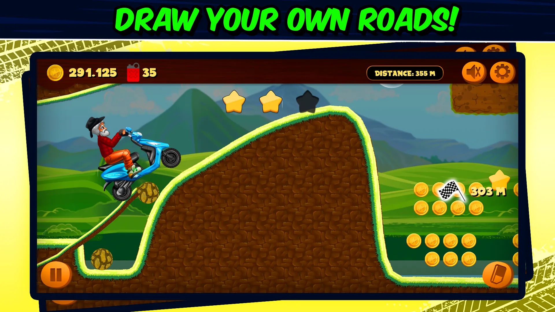 Road Draw 2: Moto Race | Indus Appstore | Screenshot